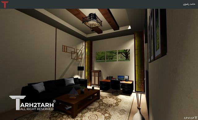 طراحی داخلی اتاق آرامش