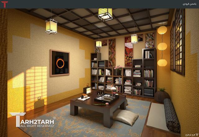 طراحی داخلی اتاق آرامش