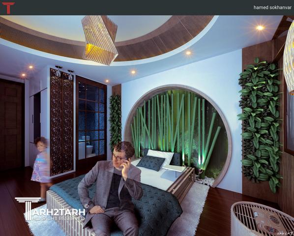 طراحی داخلی اتاق آرامش