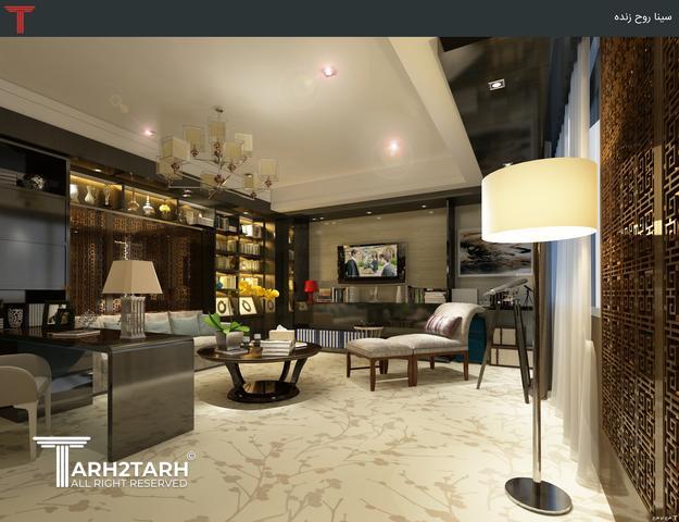 طراحی داخلی اتاق آرامش