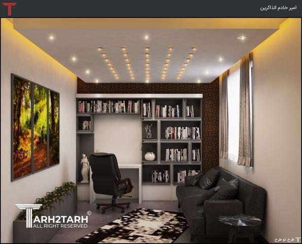 طراحی داخلی اتاق آرامش