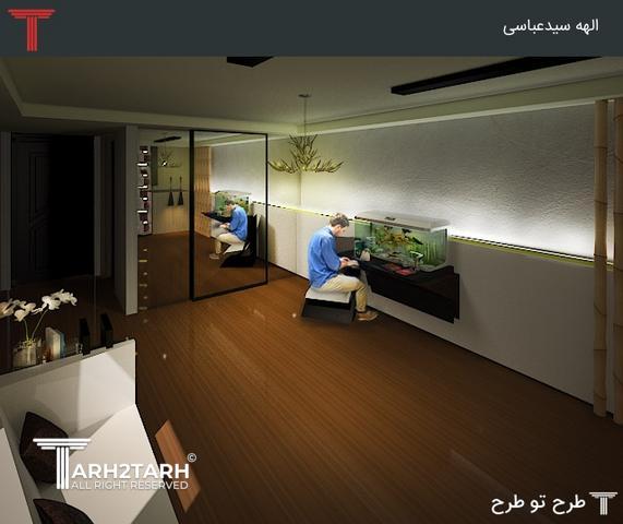 طراحی داخلی اتاق آرامش