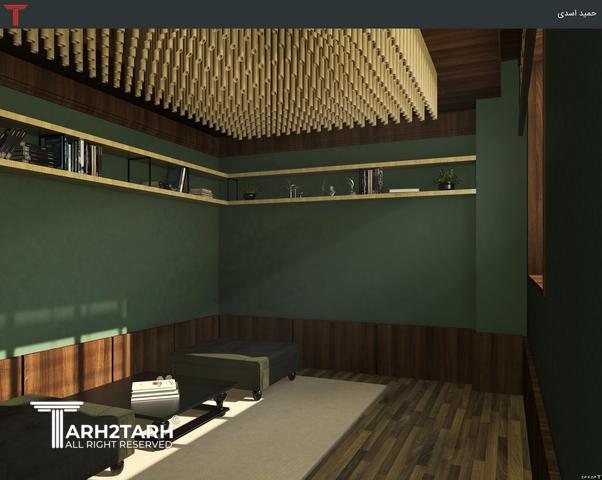 طراحی داخلی اتاق آرامش