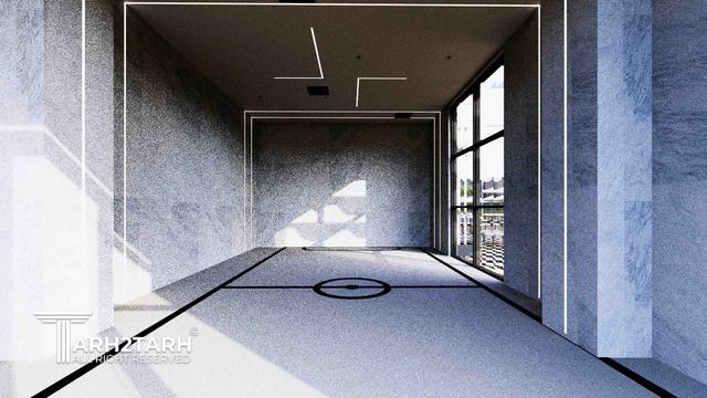 طراحی داخلی لابی برج مانیا