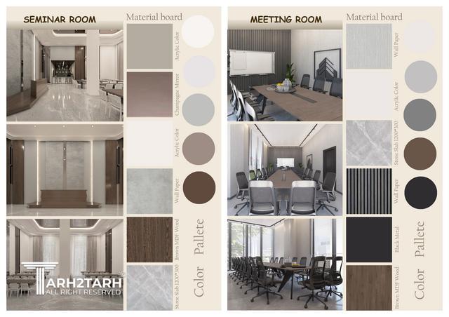 طراحی داخلی لابی برج مانیا