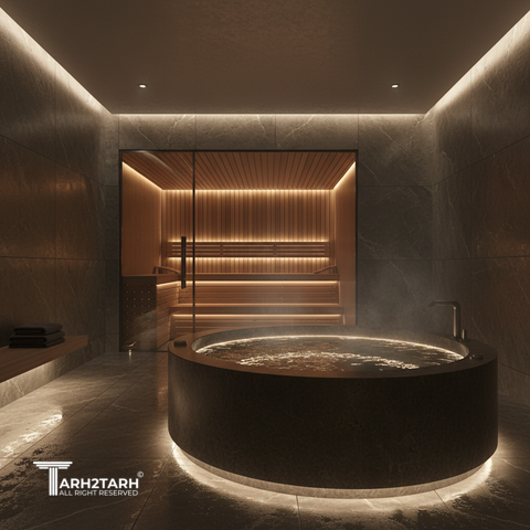 طراحی داخلی لابی برج مانیا