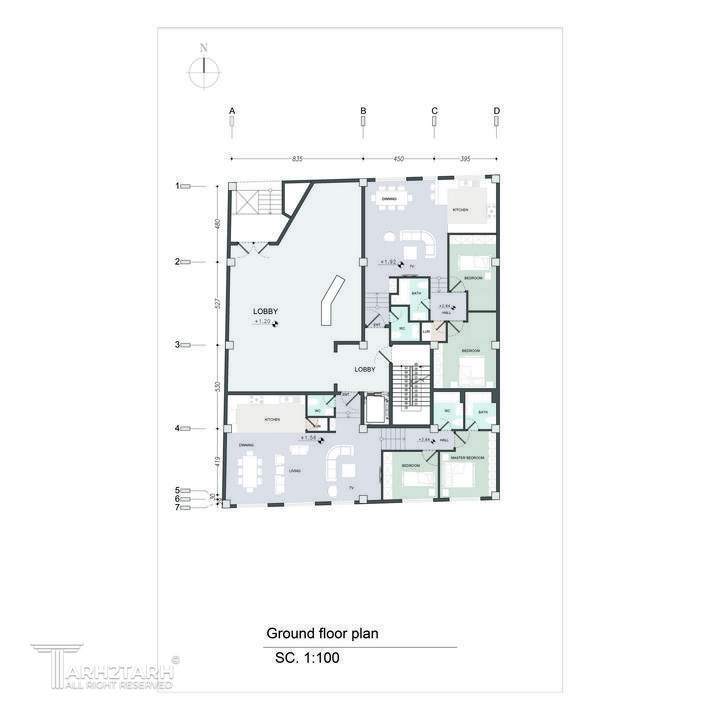 مسابقه طراحی پلان امیر صبوری 2