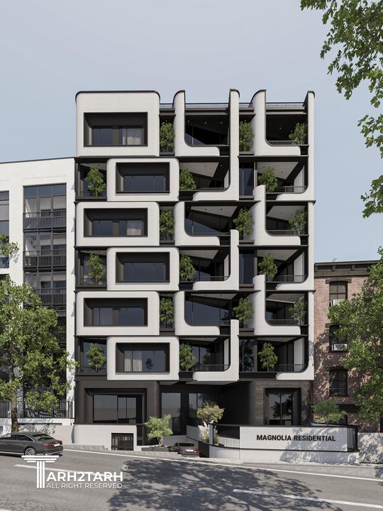 مسابقه طراحی ساختمان مسکونی مگنولیا (فرشته)