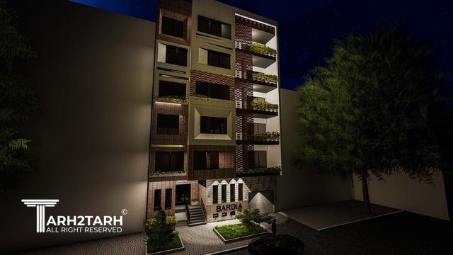 طراحی ساختمان مسکونی بردیا