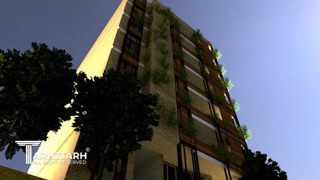 طراحی ساختمان مسکونی بردیا