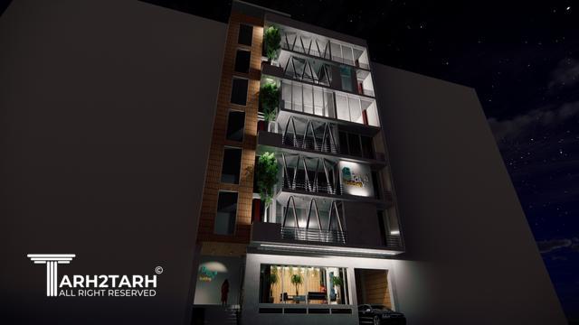 طراحی ساختمان مسکونی بردیا