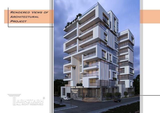 طراحی پلان و نما ساختمان ایزدشهر