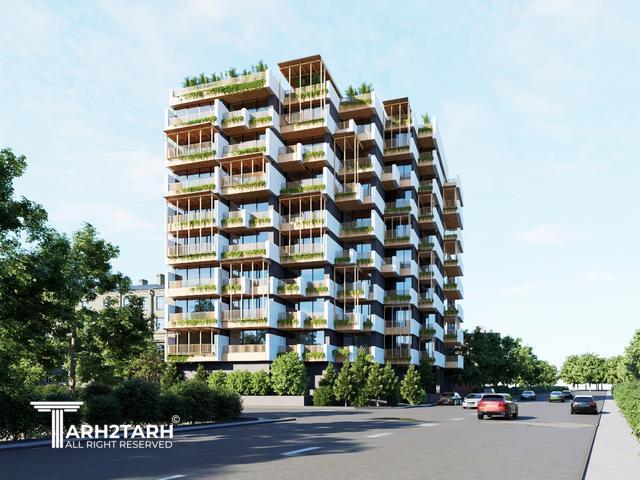 طراحی پلان و نما ساختمان ایزدشهر