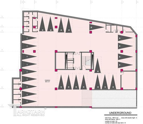 طراحی پلان و نما ساختمان ایزدشهر