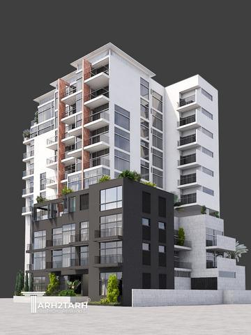 طراحی پلان و نما ساختمان ایزدشهر