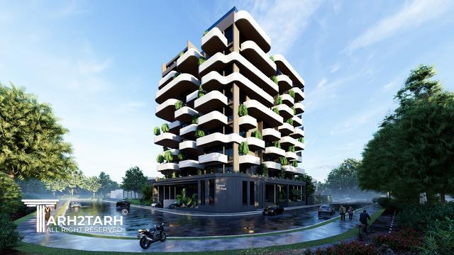 طراحی پلان و نما ساختمان ایزدشهر