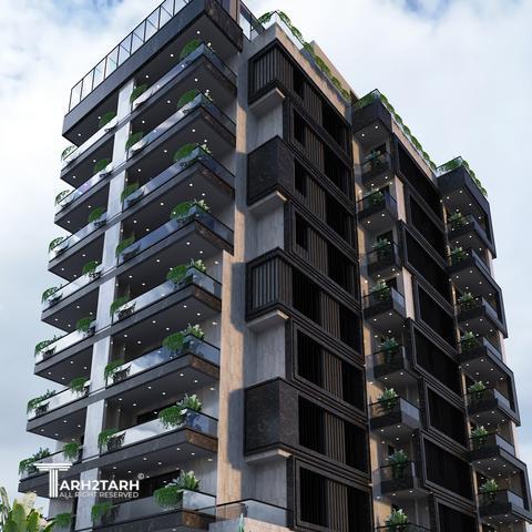 طراحی پلان و نما ساختمان ایزدشهر