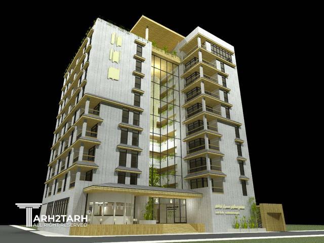 طراحی پلان و نما ساختمان ایزدشهر