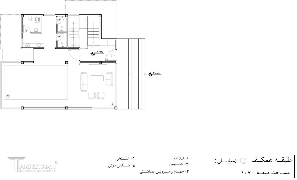  مسابقه طراحی پلان و نما ویلای میگون