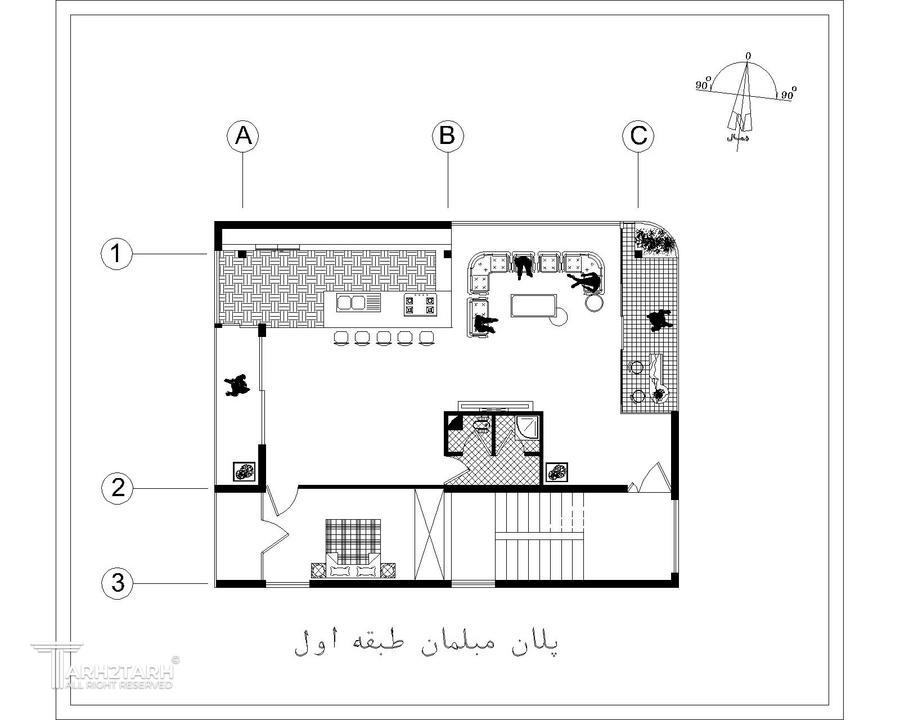  مسابقه طراحی پلان و نما ویلای میگون