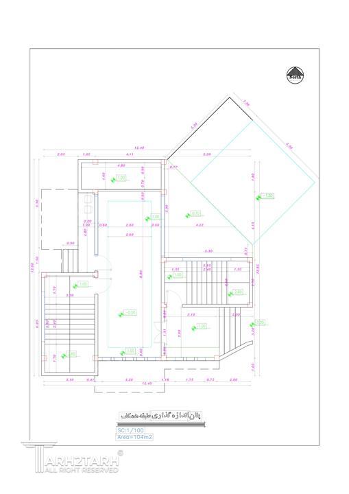  مسابقه طراحی پلان و نما ویلای میگون