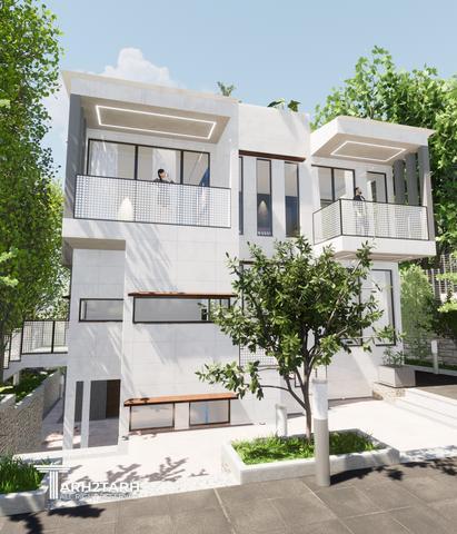 طراحی پلان و نما ویلای میگون