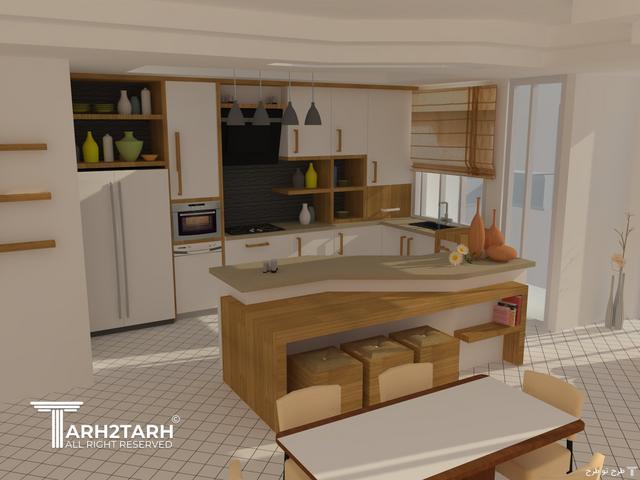 طراحی آشپزخانه زیبا